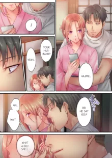 Netori Esthe de, Konya, Tsuma ga.... | I Can't Resist His Massage! Cheating in Front of My Husband's Eyes Vol. 1-4 (decensored), English