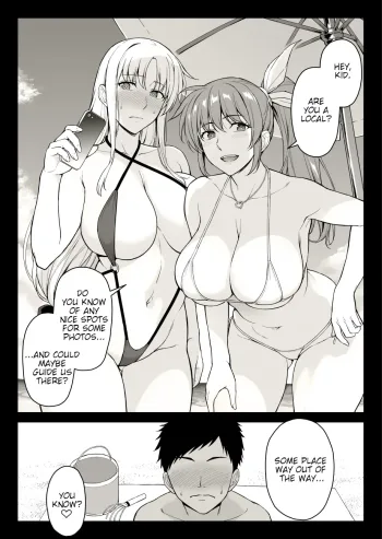 Ecchi na Onee-san-tachi ni Beach de Gyakunansareta Ken, English