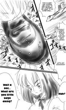 The super-giant high school girl appears again, English