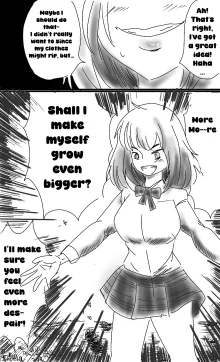 The super-giant high school girl appears again, English