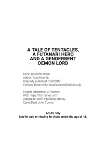 TRANCE SEXUAL INTER WORM | A Tale of Tentacles, a Futanari Hero and a Genderbent Demon Lord (decensored), English