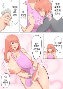 Musuko o Dekiai suru Okaa-san ga Amayakashi Sex o Shite kureru Hanashi | 아들을 맹목적으로 사랑하는 엄마가 어리광을 받아줘서 섹스를 시켜주는 이야기, 한국어