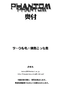 PHANTOM×PHANTOM, 日本語