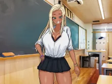 ヤリマンビッチだらけのドスケベ学園, 日本語