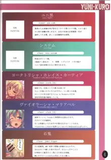 ユニ黒1.5, 日本語