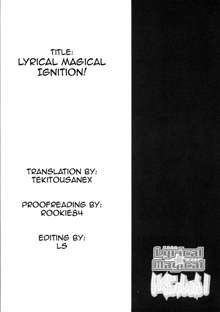 Lyrical Magical Ignition!, English