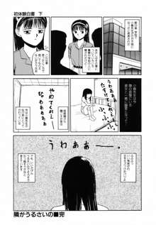 初体験白書 下巻, 日本語