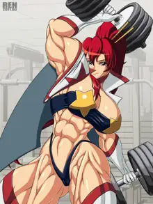 mighty cosplay muscle girl 2, 日本語