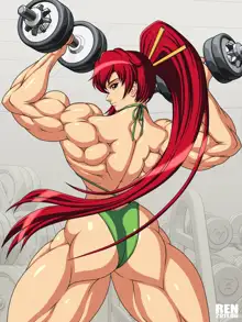 mighty cosplay muscle girl 2, 日本語