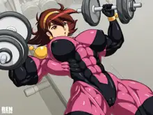 mighty cosplay muscle girl 2, 日本語