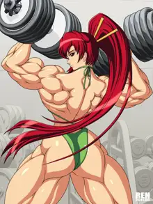 mighty cosplay muscle girl 2, 日本語