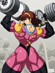 mighty cosplay muscle girl 2, 日本語