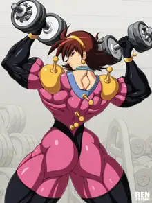 mighty cosplay muscle girl 2, 日本語