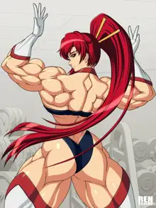 mighty cosplay muscle girl 2, 日本語