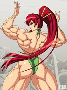 mighty cosplay muscle girl 2, 日本語