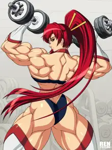 mighty cosplay muscle girl 2, 日本語