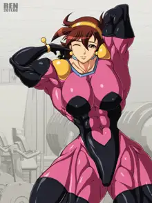 mighty cosplay muscle girl 2, 日本語