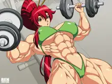 mighty cosplay muscle girl 2, 日本語