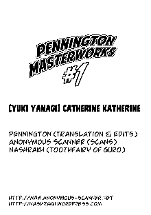 Yukiyanagi no Hon 25 Catherine, Katherine!, English