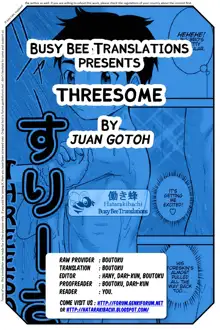 Threesome (decensored), English