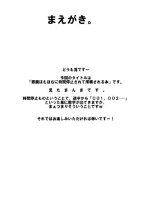 眼鏡ほむほむに時間停止されて搾精される本, 日本語