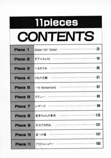 11pieces, 日本語