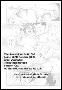 Natsu ga Onna o Kuruwaseru | Summer Drives the Girl Mad!, English