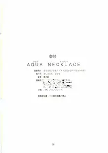 Aqua Necklace, English