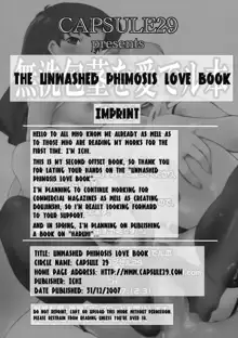 Musen Houkei o Mederu Hon | The Unwashed Phimosis Love Book, English