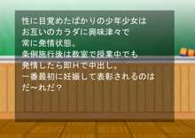 中出し条例, 日本語