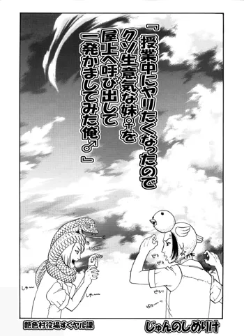 「授業中にヤリたくなったのでクソ生意気な妹♀を屋上へ呼び出して一発かましてみた俺♂」, 日本語