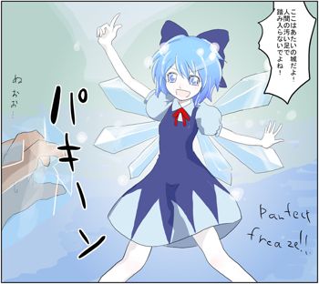 生意気なチルノをシめてやるッ