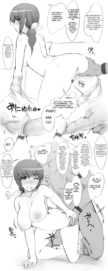 Hoshizora-taku ni Isourou shiteru Wolfrun ga Ikuyo ni Hankyousei Sex Zanmai | A Freeloading Wolfrun coerces Ikuyo into having sex, English