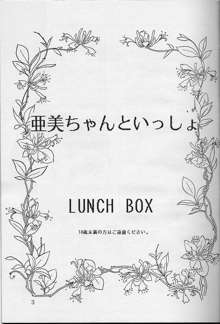 LUNCH BOX 5 亜美ちゃんと一緒, 日本語