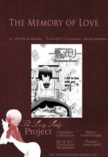 Ai no Memory | The Memory of Love, English