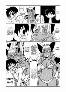 Kasshoku no Succubus-san to. | With a Suntan Succubus, English