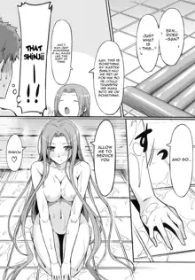 Rider-san to Ofuro. | Bathing with Rider-san., English