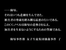 実録陵辱事件簿FILE:01　女生徒集団強姦事件, 日本語