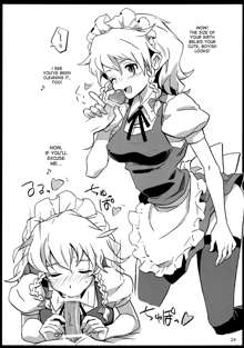 Maid Yatottara Sakuya-san Datta. | I hired Sakuya-san as my maid, English