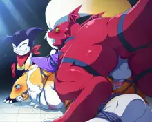 Renamon o Impmon to Guilmon ga Ryoujoku Shichau Ohanashi | The Tale of Renamon, Ravaged by Impmon and Guilmon, English