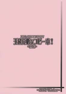 玉砕覚悟なコピー本! C83, 日本語