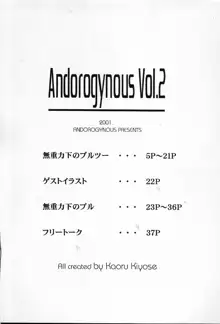 Andorogynous vol.2, 日本語