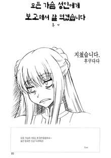 Subete no Oppai Seijin ni Houkoku Sasete Itadakimasu (decensored), 한국어