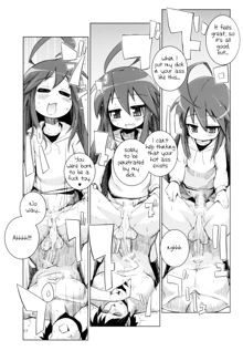 Kona-chan ni Oshiri Ijirareru Hon | Konata Plays with your Butt, English