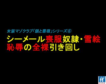 シーメール喪服奴隷・雪絵 恥辱の全裸引き回し（chinese）, 中文