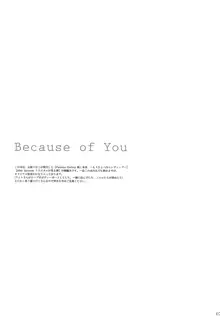 Because of You, 中文