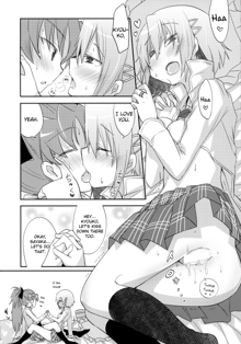 Sayaka-chan to Kyouko-chan ga Tada H suru Hon. | A Book Where Sayaka-chan and Kyouko-chan Just Have Sex., English