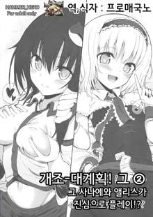 Kaijou Gentei Bon! Sono 2 - Ano Sanae to Alice no Gachi Ero Play!?, 한국어