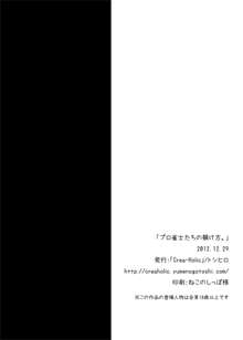 プロ雀士たちの躾け方。, 日本語