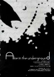 Alice in the underground, 日本語